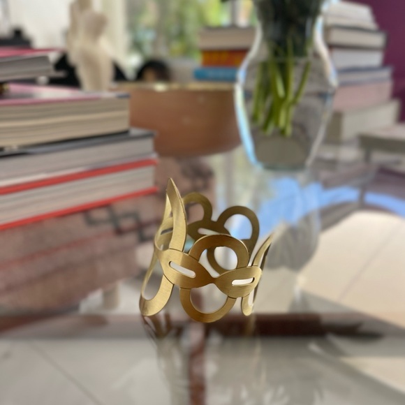 ✨ Missoni Gold / Brass Cuff Bracelet - Vintage ✨ - Picture 5 of 8